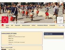 Tablet Screenshot of chiro-meise.be